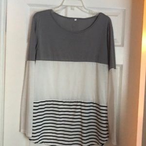 Cute long sleeve tunic top!